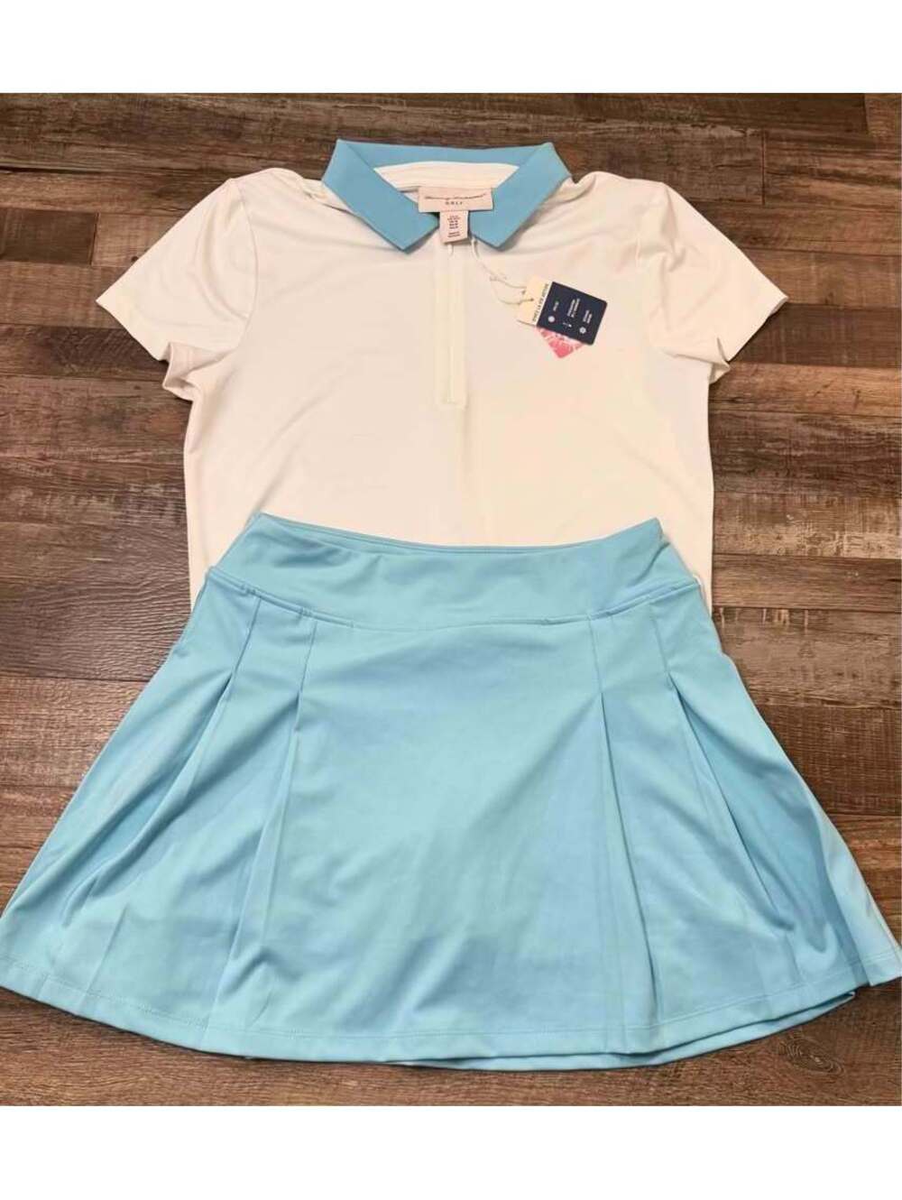 Tommy Bahama Golf 2-Piece Polo + Pleated Skort Set | S/M | Top NWT